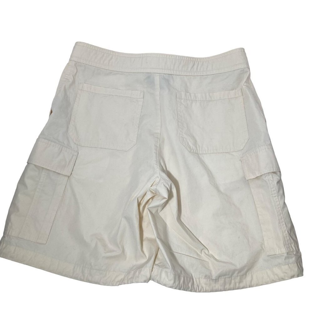 Womens Vintage Lauren Ralph Lauren Cotton Cargo‎ Hiking Shorts Off White 10 - Picture 3 of 7